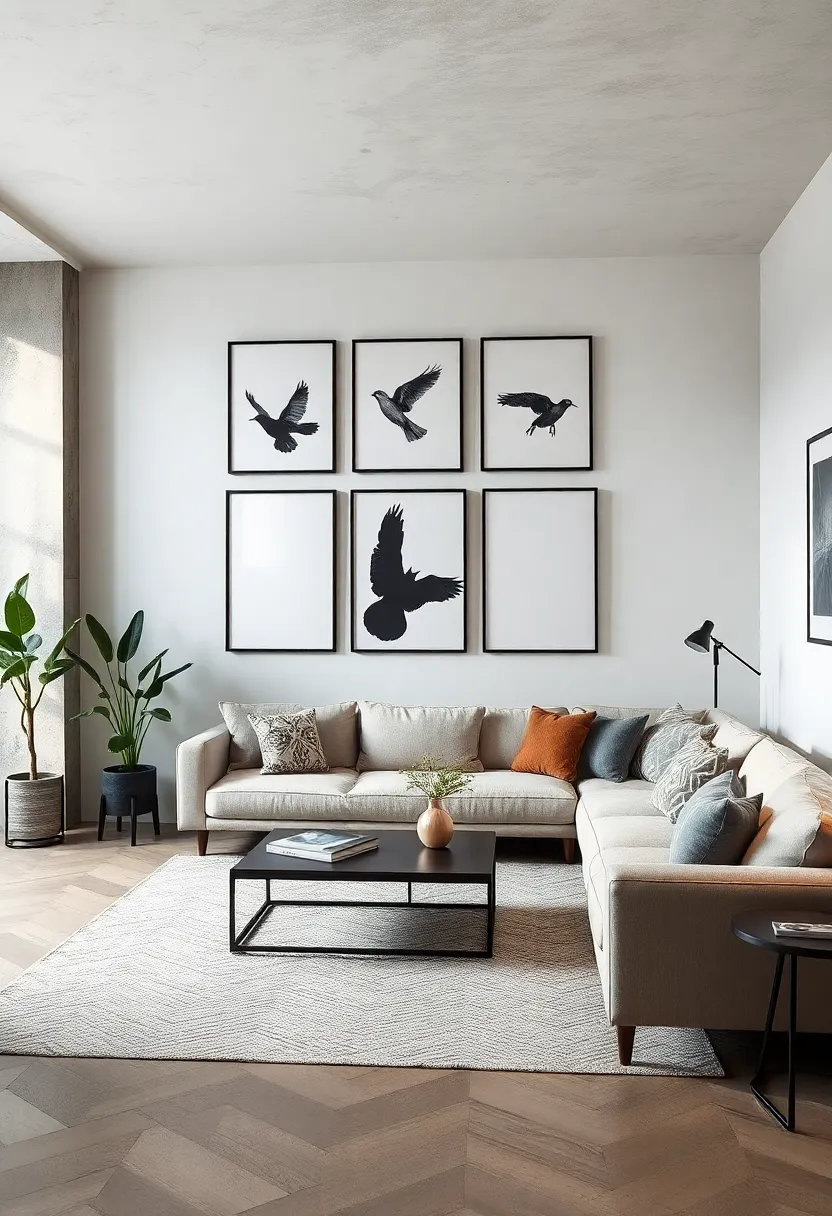 Monochrome Art ‌Prints: Simple‌ black and white prints add sophistication without ‌overwhelming the space