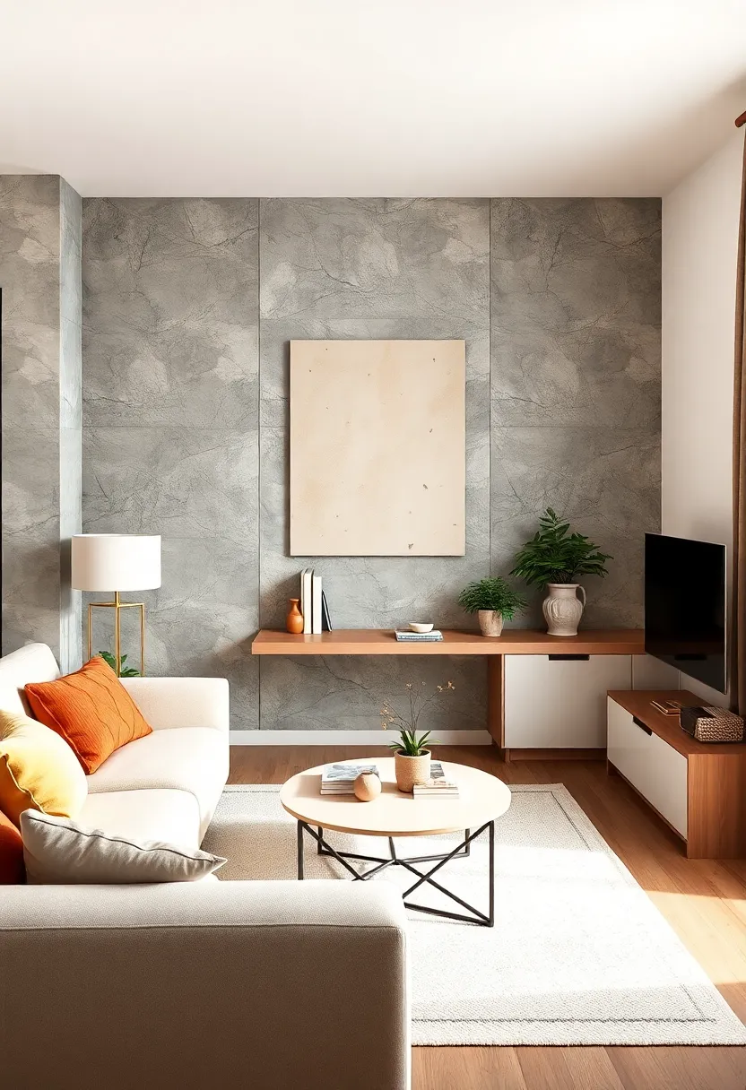 Minimalist Wall Mounted Desk: A fold-down desk blends ‍function and style for tiny spaces