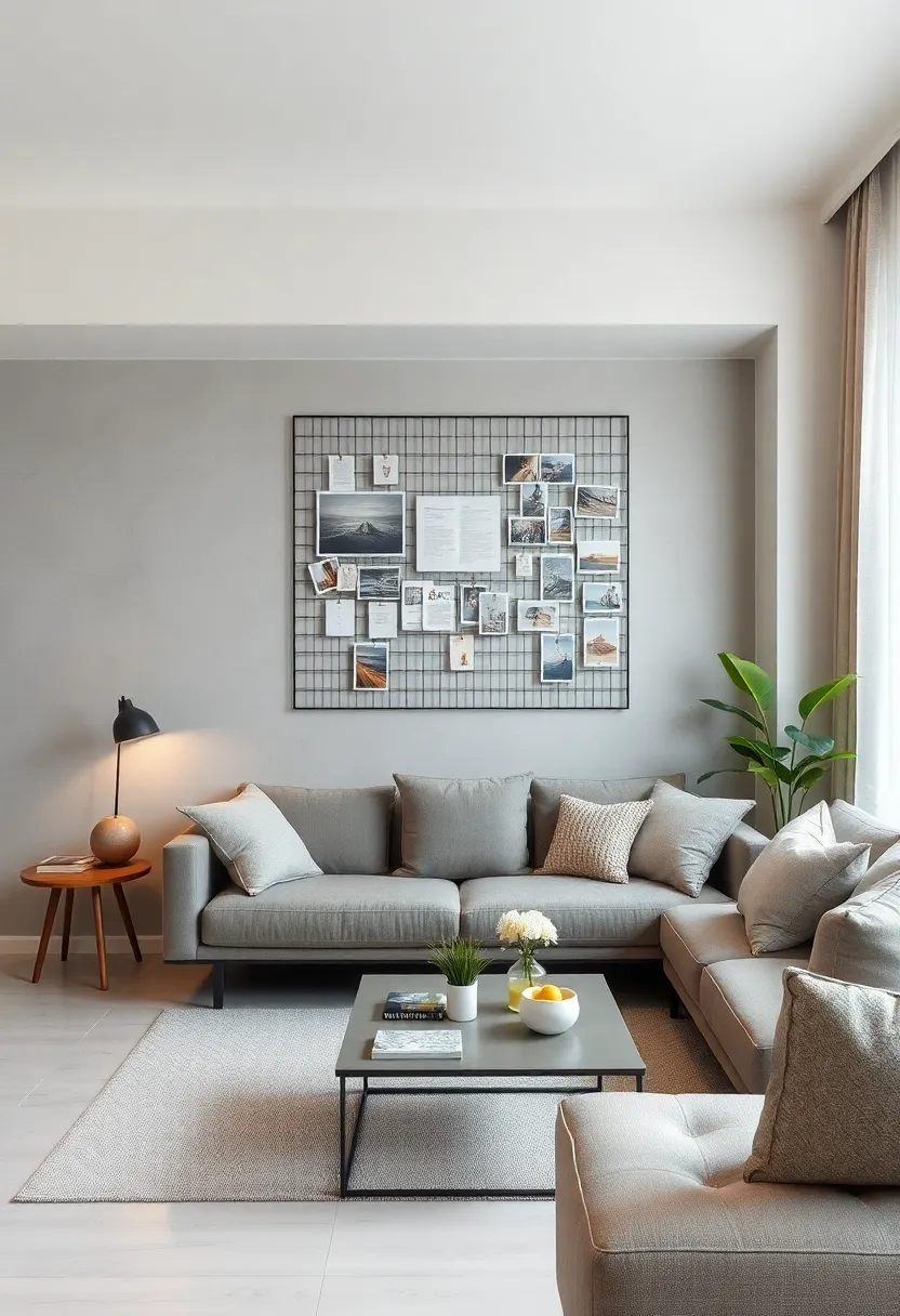 Wire Grid Memo Board: Organize notes and‌ photos creatively, adding a practical yet minimalist wall feature