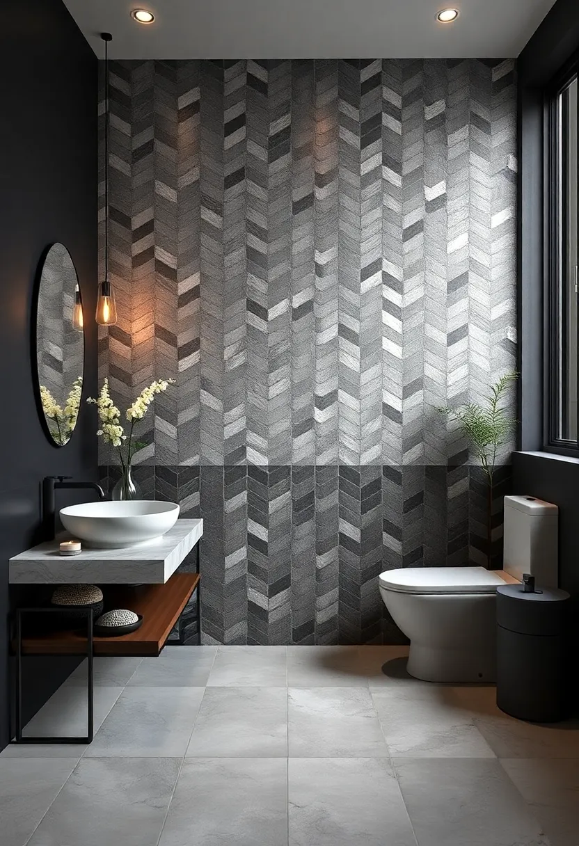 Glossy Forest Green Tiles for a Fresh, Organic Feel