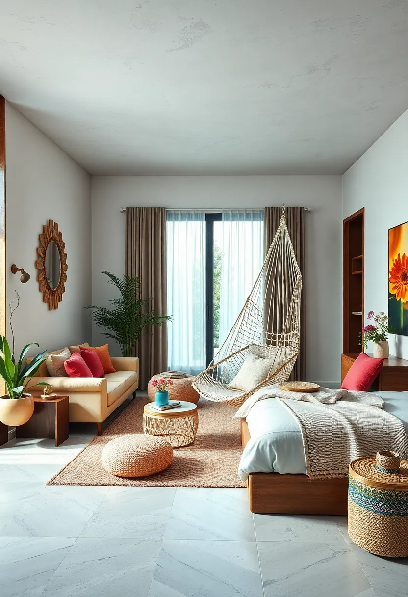 Hammock Chair for a Bohemian Vibe