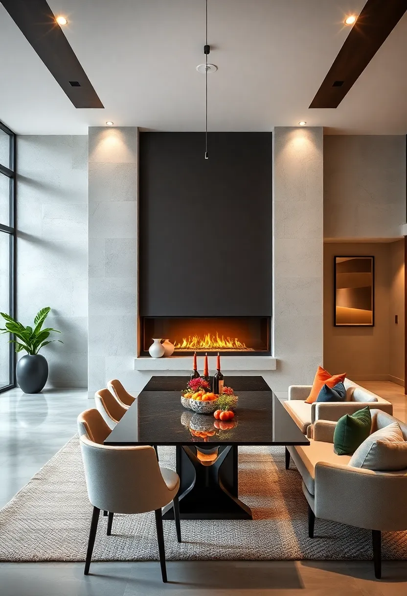 Modern ⁣Minimalist: Sleek lines and a built-in linear fireplace ⁣offer a subtle warmth⁣ without overpowering ⁤the clean design