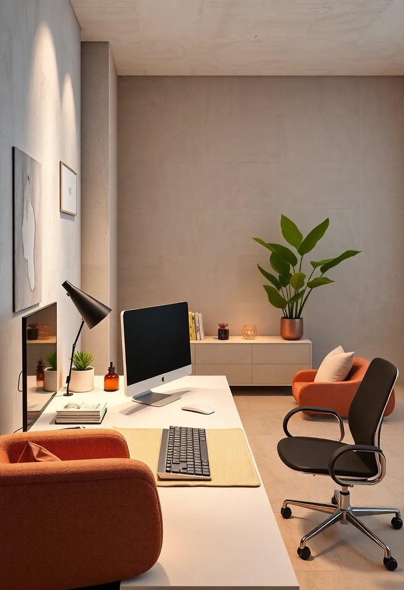 Use a minimalistic, high-quality keyboard ⁤and mouse ⁣set that matches your desk ⁣setup