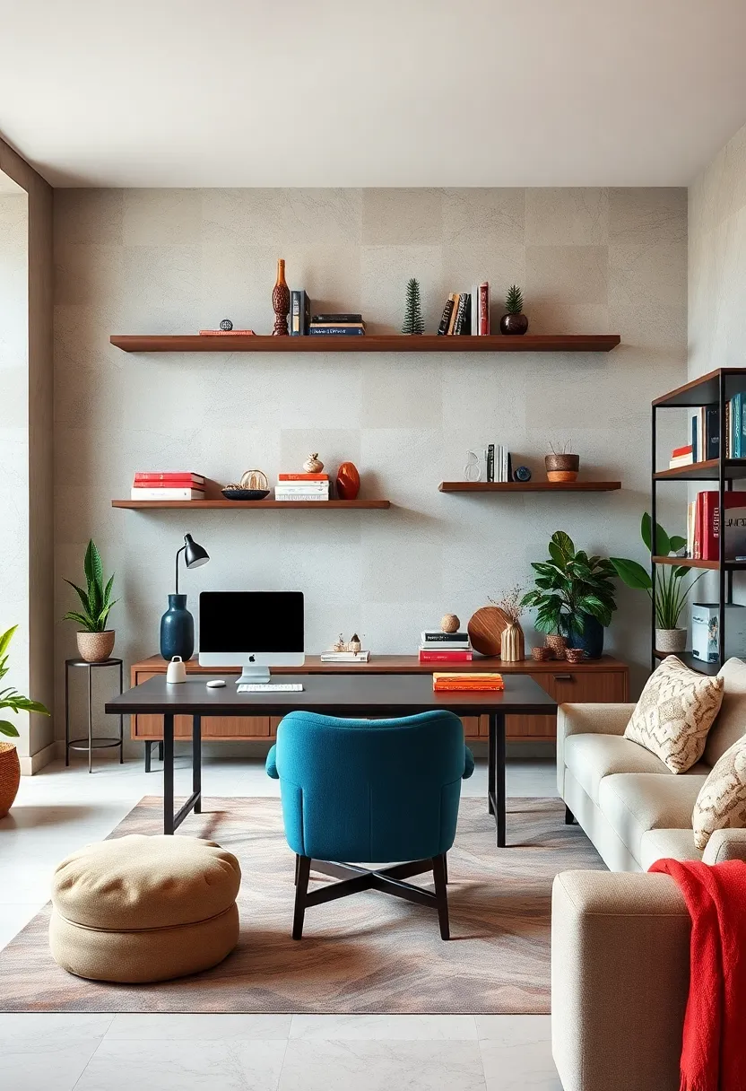 Utilize floating shelves to display books and decor without ⁣taking up ‌floor ⁤space