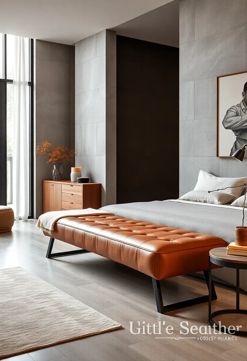 Curved Comfort: A bench with rounded‍ edges ​and a smooth faux leather surface offers a subtle yet sophisticated seating⁢ option