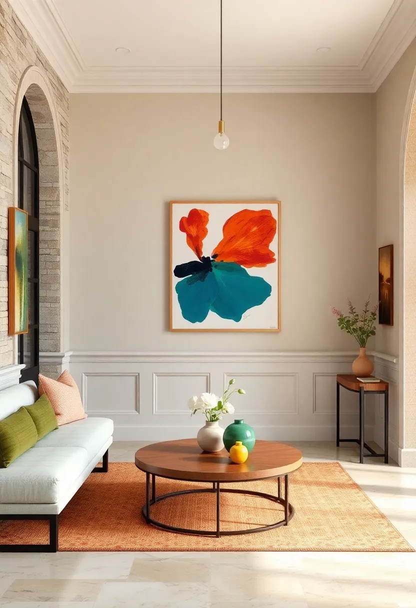 Classic Wainscoting ⁣with Modern Art:⁣ Install​ classic wainscoting on the‌ lower half of the ​walls and balance⁣ it with bold,abstract artwork