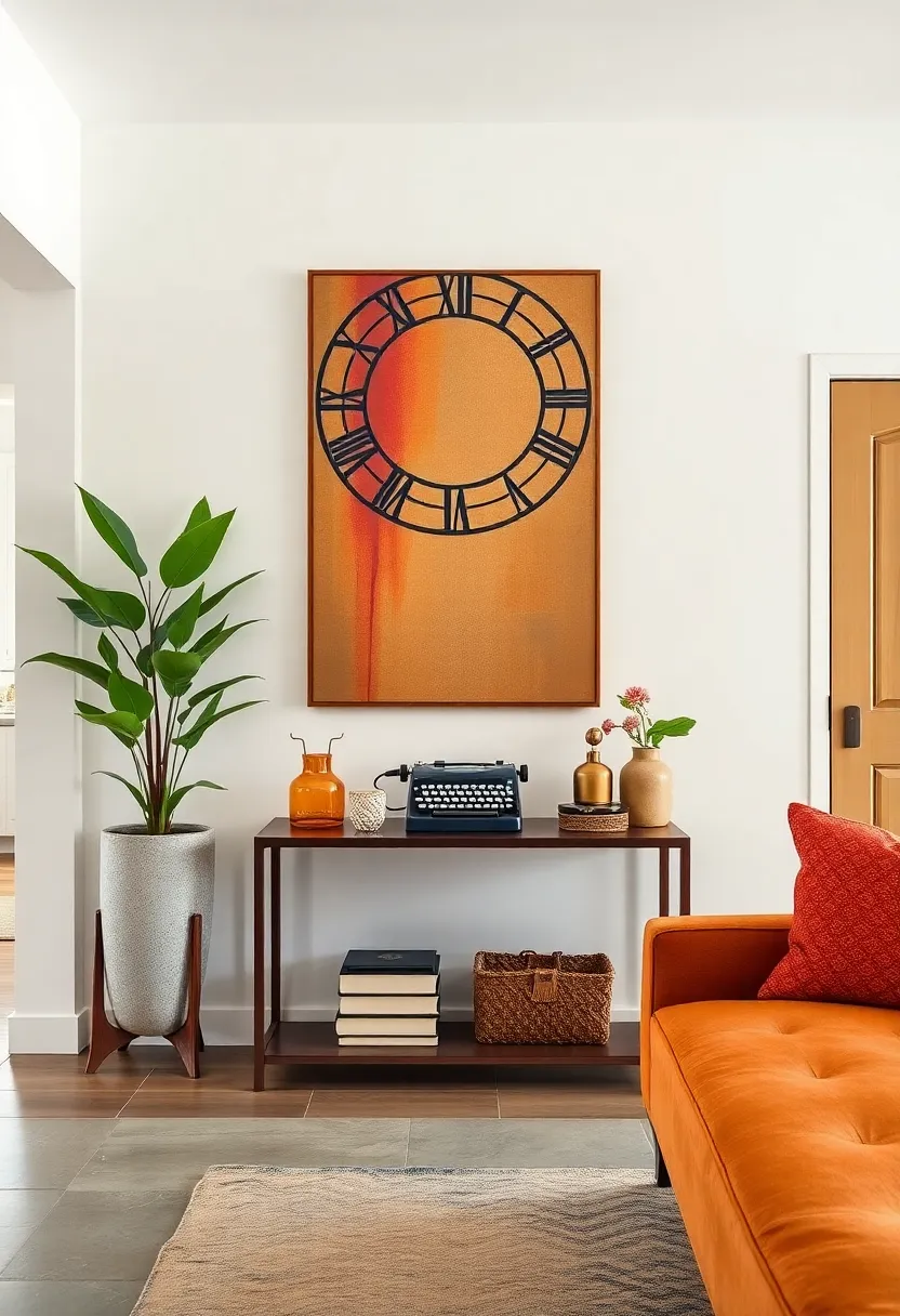 Old-School Phone ‌or Typewriter Decor:‌ Display a restored rotary ​phone or typewriter‍ on a modern console as a conversation starter