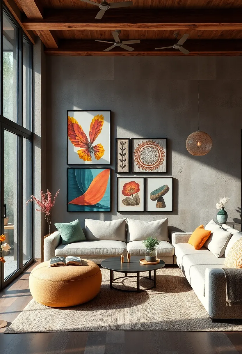 Designate a small‍ wall as a ‘creative corner’⁣ filled with eclectic art to inspire ⁢artistic moods