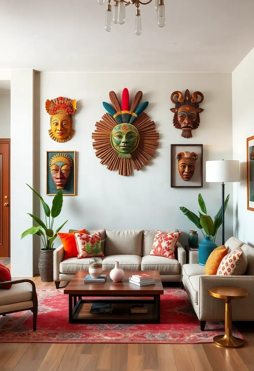 Use playful,colorful masks or ⁣tribal‍ art to introduce cultural richness and intrigue