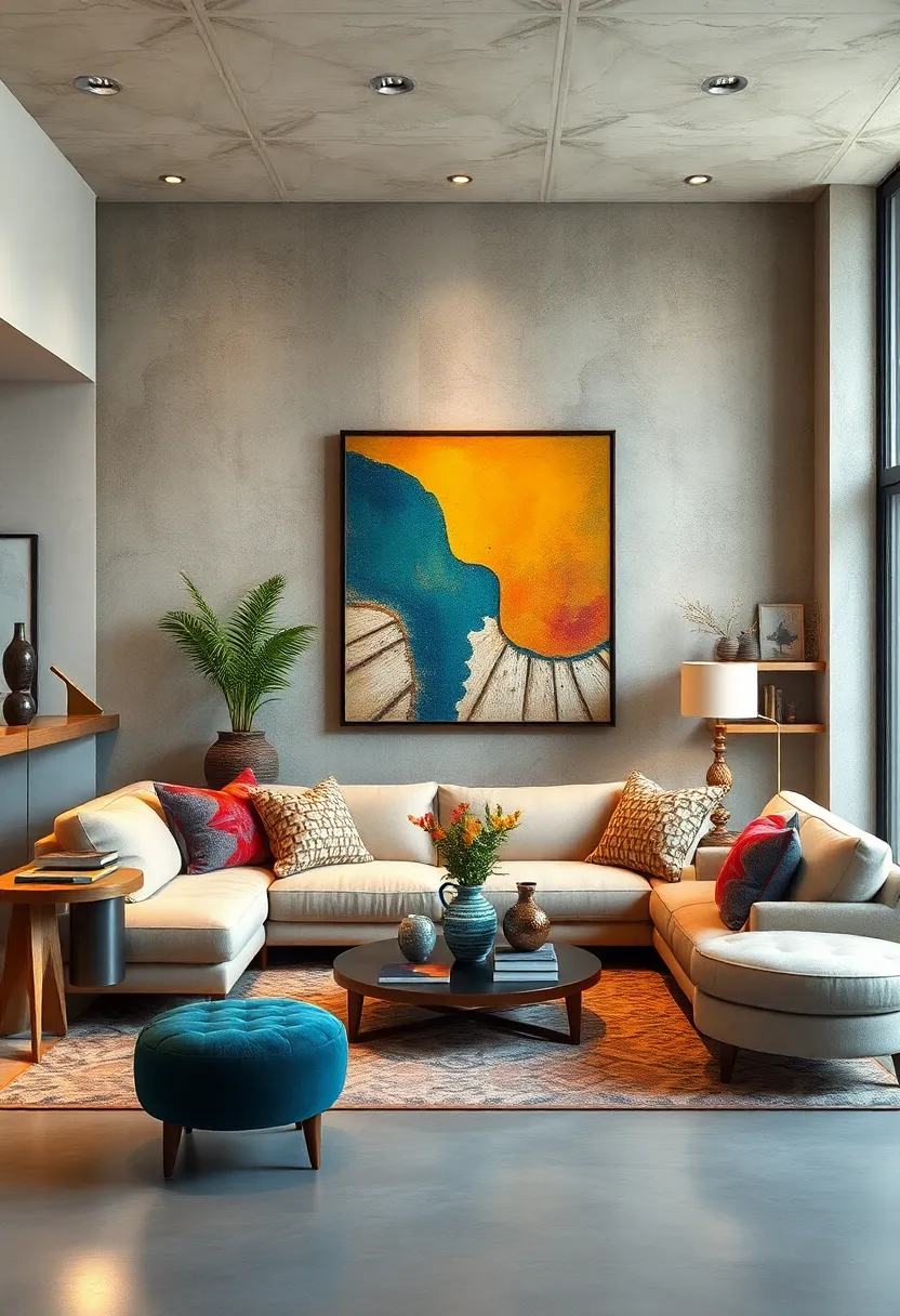 Pair eclectic wall art with complementary lighting to highlight​ textures and colors‍ effectively