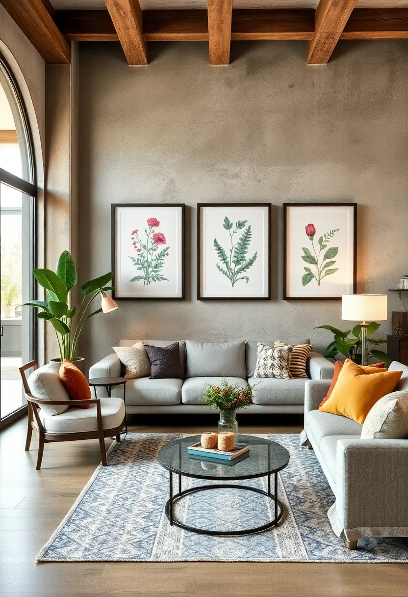 Feature vintage botanical prints in contemporary ‍frames to ⁤blend old-world charm‍ with⁢ modern⁢ aesthetics