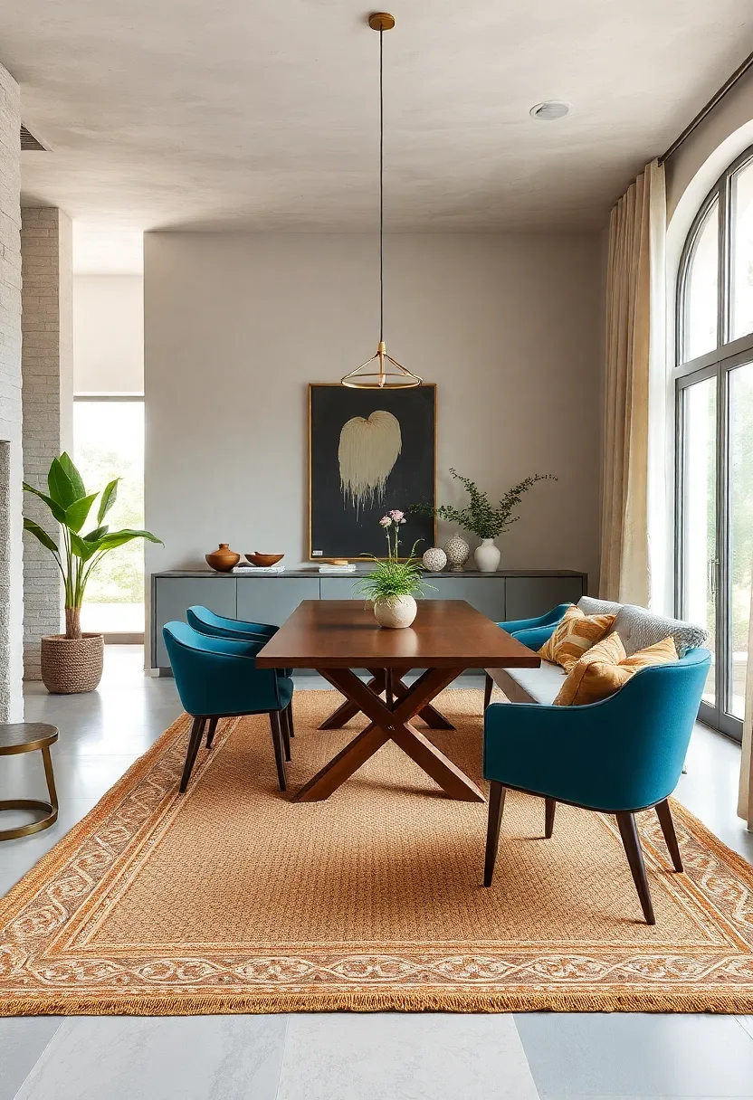 Handwoven Jute Elegance: This rug combines classic jute⁢ texture with ⁤subtle patterns,‌ creating a warm foundation ⁤for any dining space