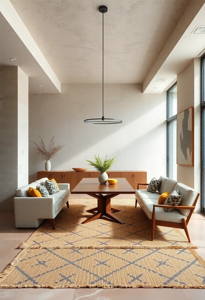 natural Fiber ⁢Ikat Inspired: Ikat-style ‍designs in jute fibers introduce ⁢artistic flair with muted, ‍nature-inspired⁤ colors