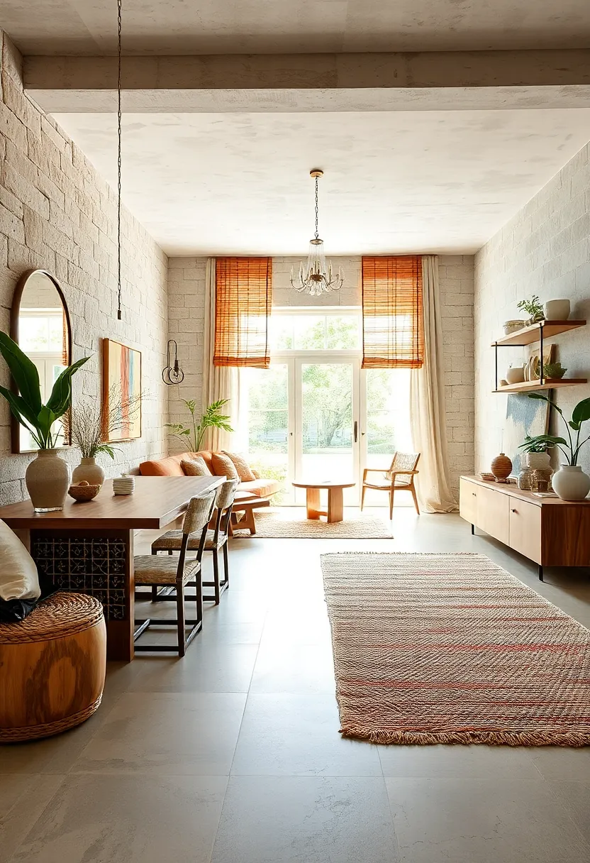 Eco-Chic‌ Mixed ‍Fiber‌ Rug: A ​blend of jute, hemp, and​ cotton fibers creates a sustainable ‌rug with ⁣varied ⁣textures ‌and visual interest