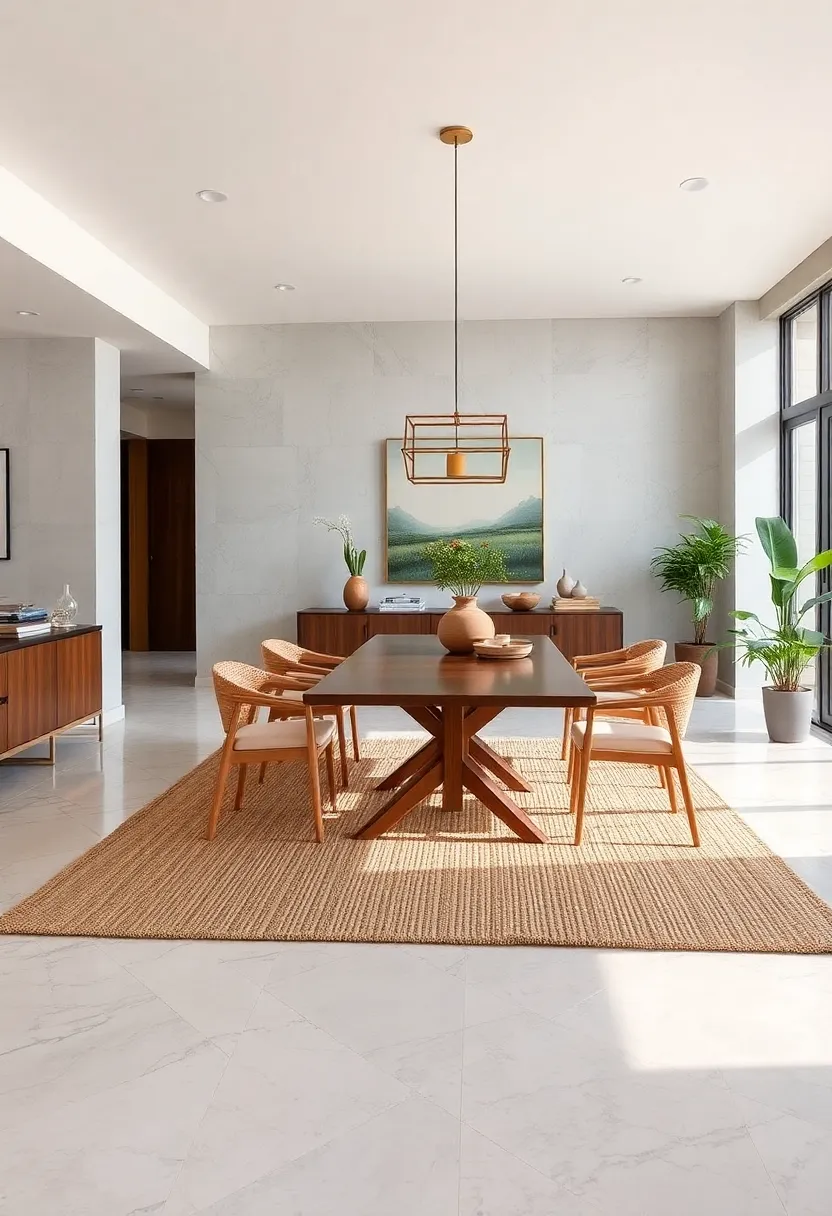 Two-Tone ⁤Natural Fiber ⁢Blend: ⁢Combining jute and sisal, ​this two-tone rug plays⁤ with contrasts while staying within​ a natural color palette