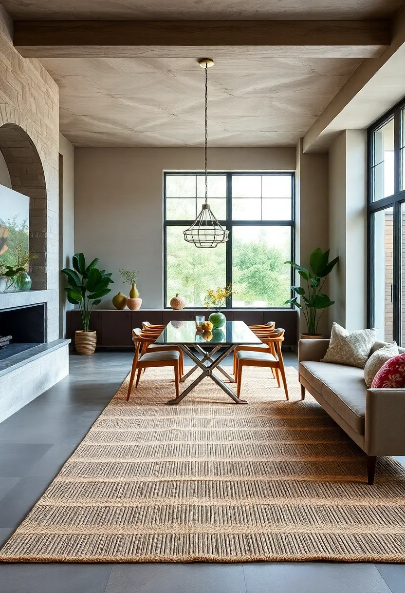 Subtle ⁣Striped Jute Rug: Soft, understated​ stripes woven​ from jute ⁣lend a classic ⁣look suitable for‌ both casual ‌and ⁣formal ⁢dining rooms