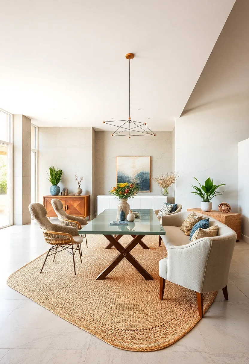 Hand-Knotted Natural ⁤Fiber⁤ Rug: Expert hand-knotting techniques ⁢highlight the⁣ craftsmanship and durability of this‍ stunning piece