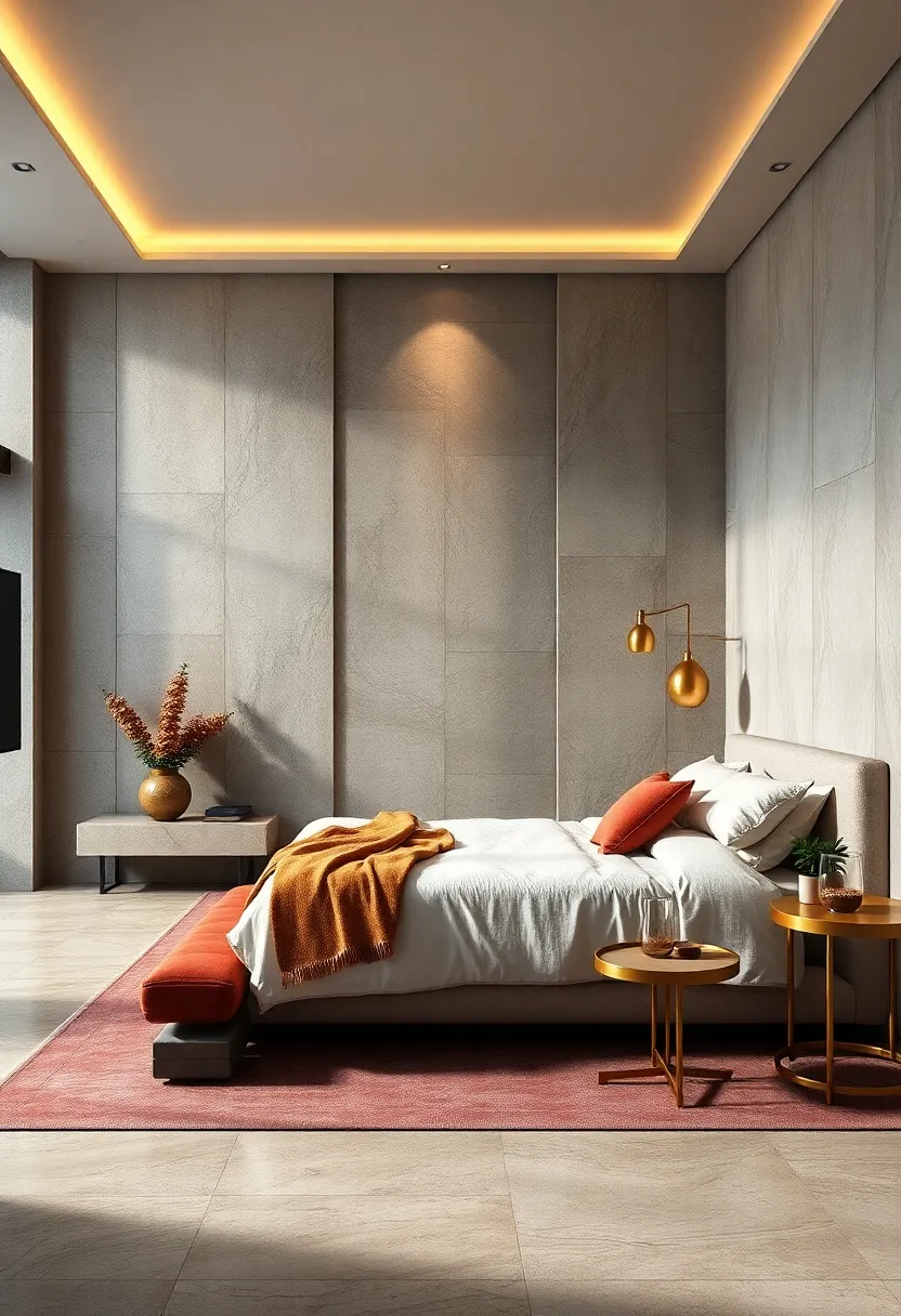 Incorporate Metallic Accents in Gold or Brass Finishes