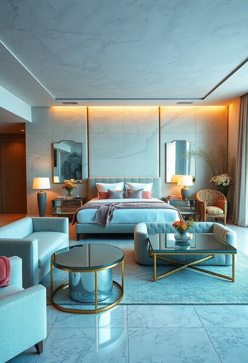 Use Mirrored Furniture to Reflect‍ Light and Expand Space