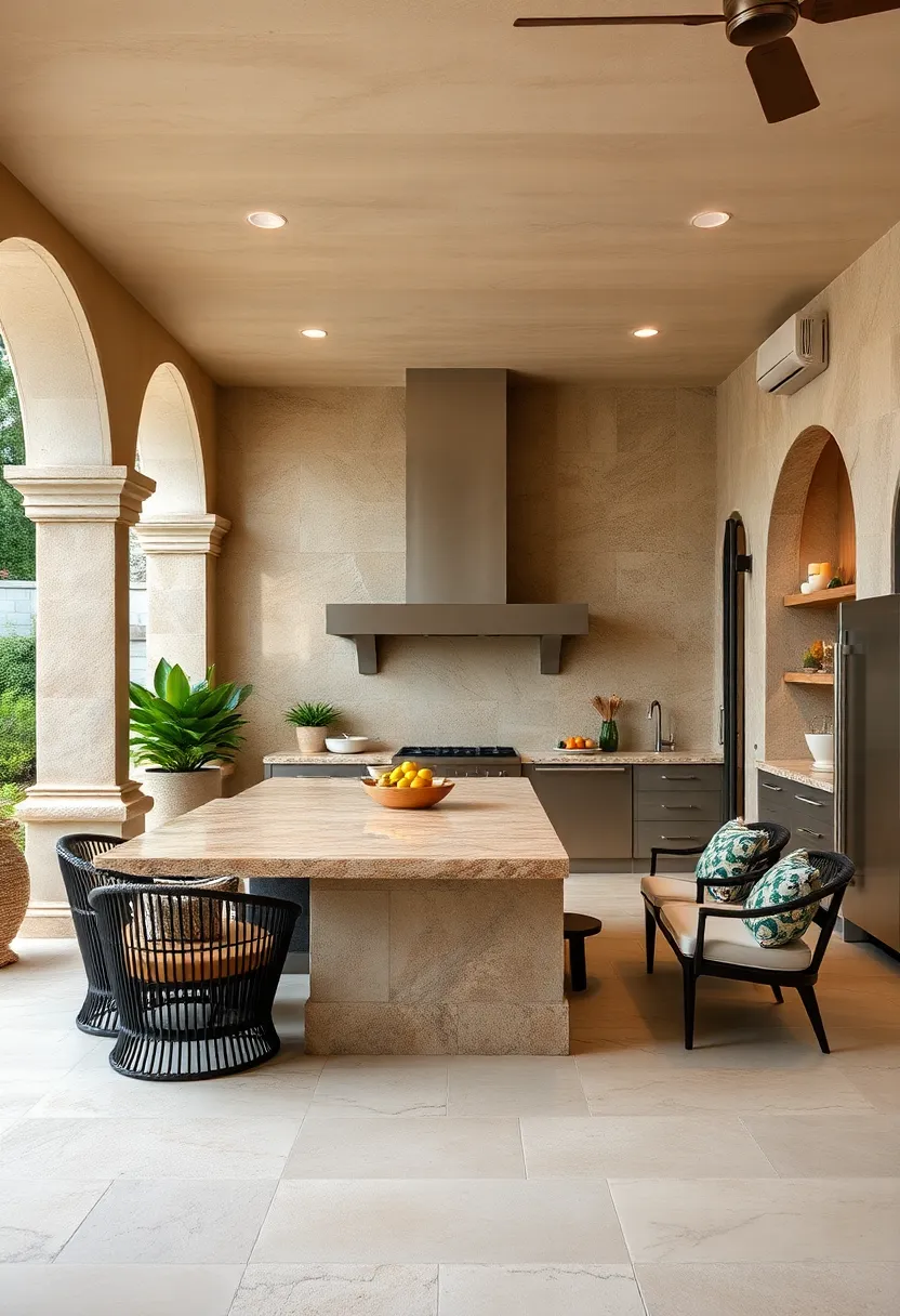 Elegant new Venetian Gold Granite Offering Warmth and Textural Intrigue