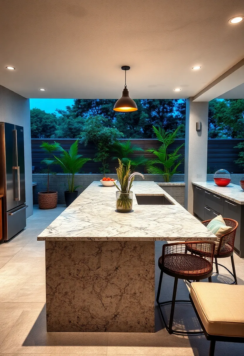 Natural Silver Pearl Granite with Specks that Catch Light and Add Sparkle