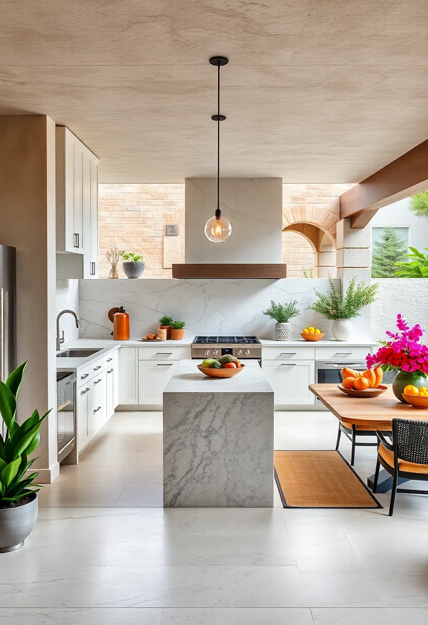 Soft Colonial White granite Creating a Bright‍ and Inviting Cooking Space