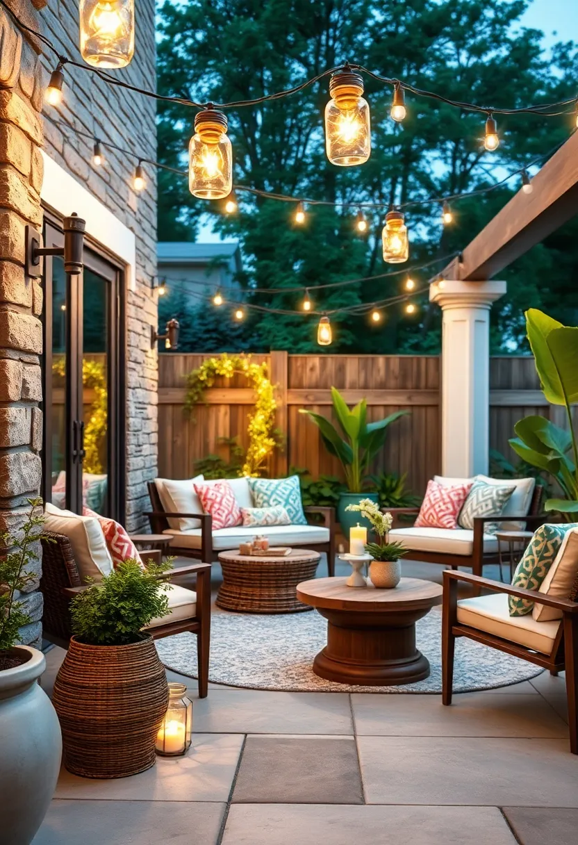 Mason ‌jar‌ String Light Covers: Place string‍ lights ⁣inside individual jars and ​hang them to soften harsh bulbs and add a cozy​ touch