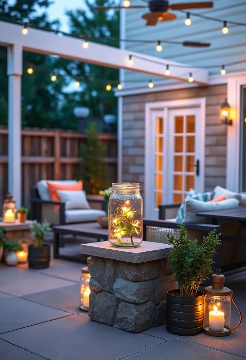 Solar-Powered⁤ Mason Jar‌ Lanterns: Use solar garden lights inside​ jars to provide eco-friendly, radiant illumination after sunset