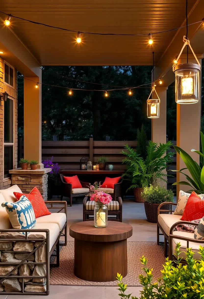 rustic Mason ‍Jar Lanterns with Twine‌ Handles: Wrap the‍ jar’s ⁤neck with natural twine⁢ for hanging lanterns that add rustic flair to your‍ patio posts