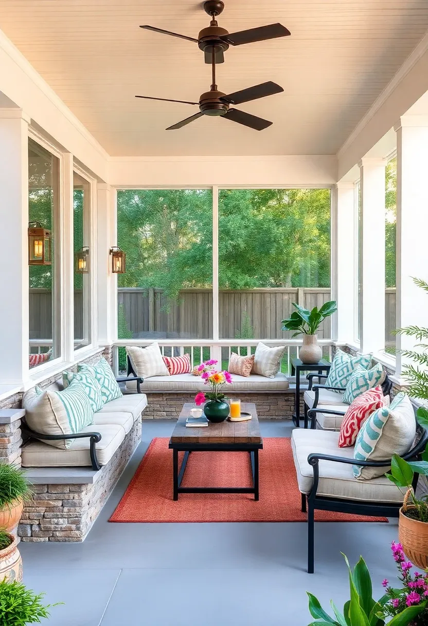 Space-Saving fold-Outs⁢ – Built-in ⁣benches that incorporate⁣ fold-out⁣ sections to expand seating when needed without crowding the porch