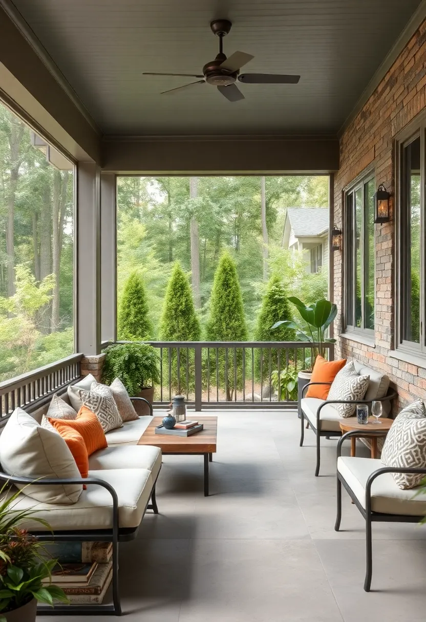 Metallic Accents – Benches with subtle metallic ‍trim or legs, elevating the porch’s ‍aesthetic while maintaining comfort