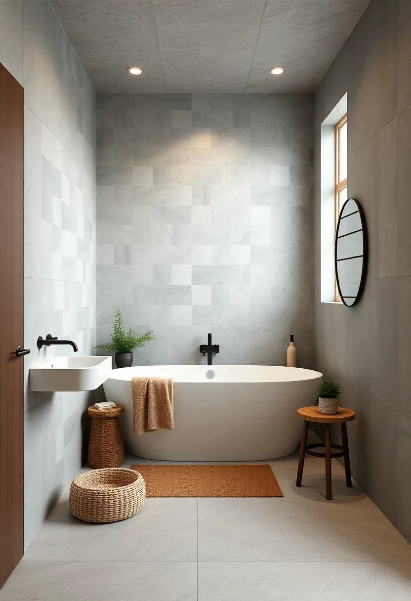 Choose simple geometric tiles to add interest⁣ without overwhelming the ⁤space