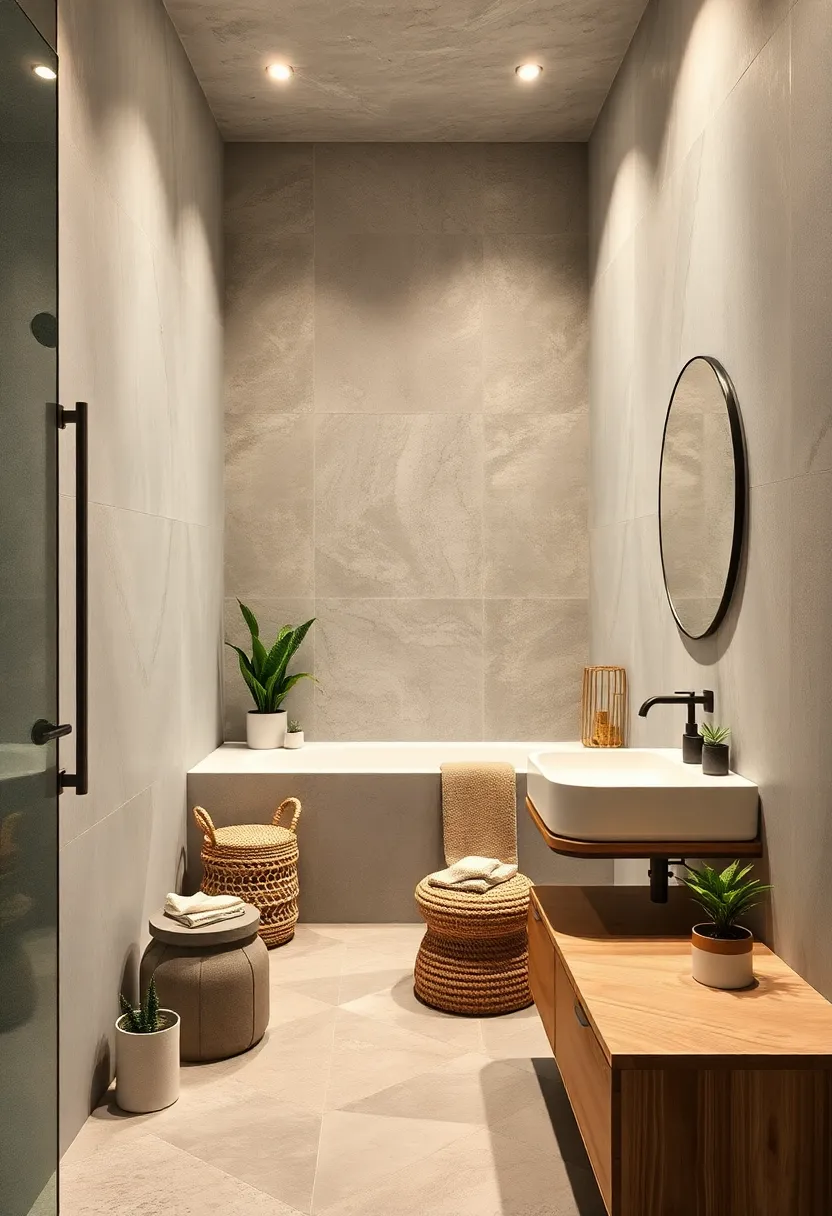 Incorporate subtle greenery in ​small pots for a touch of nature and⁤ freshness