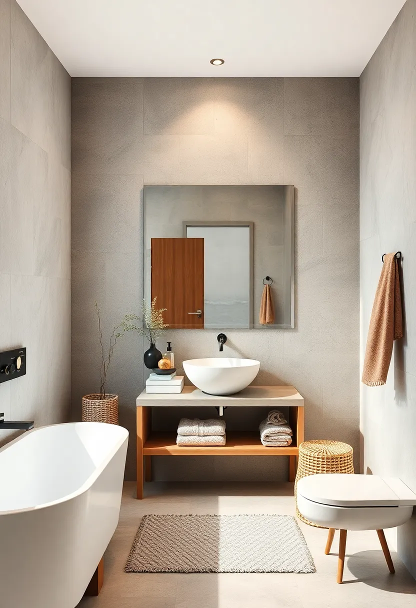 Install a large frameless mirror to reflect light and visually expand⁢ the bathroom