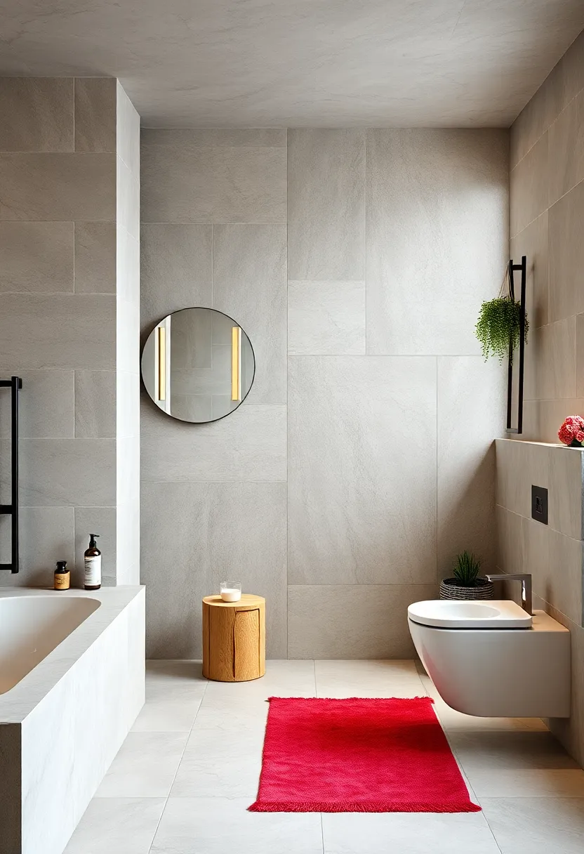 Select ​wall-hung toilets ​to create extra floor space and easier cleaning