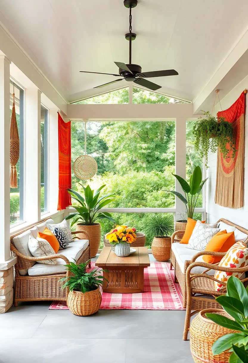 Hang vibrant tapestries ‌or macramé ⁢wall hangings to add texture and color