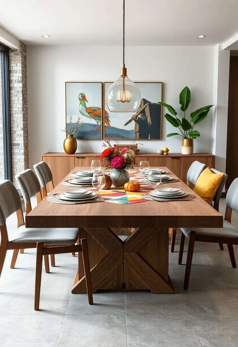 artistic Expression: Use a bold,painted tablecloth or placemats with abstract designs to make ⁢your ‌table a centerpiece of creativity