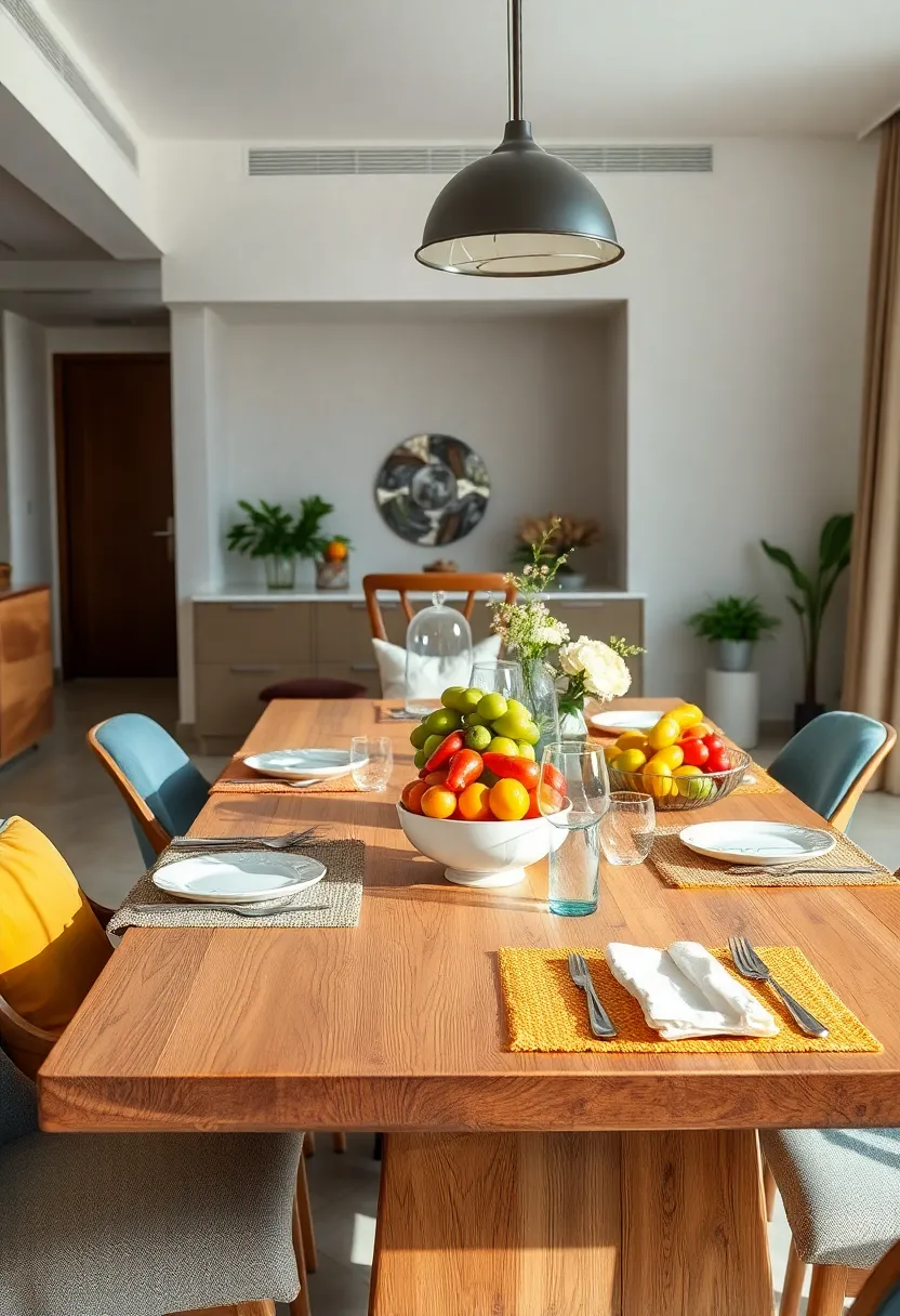 Casual ‌Family‍ Meal: Use bright, ​washable placemats and a ⁤large​ bowl of fresh fruit to create a⁤ welcoming, everyday setting