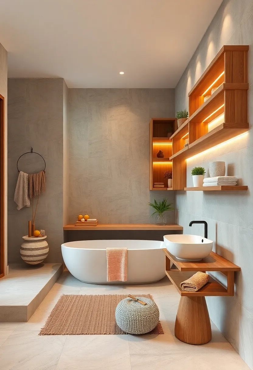 Bamboo Shelving ​Units: Open bamboo shelves provide airy storage ⁤that​ adds texture without​ clutter