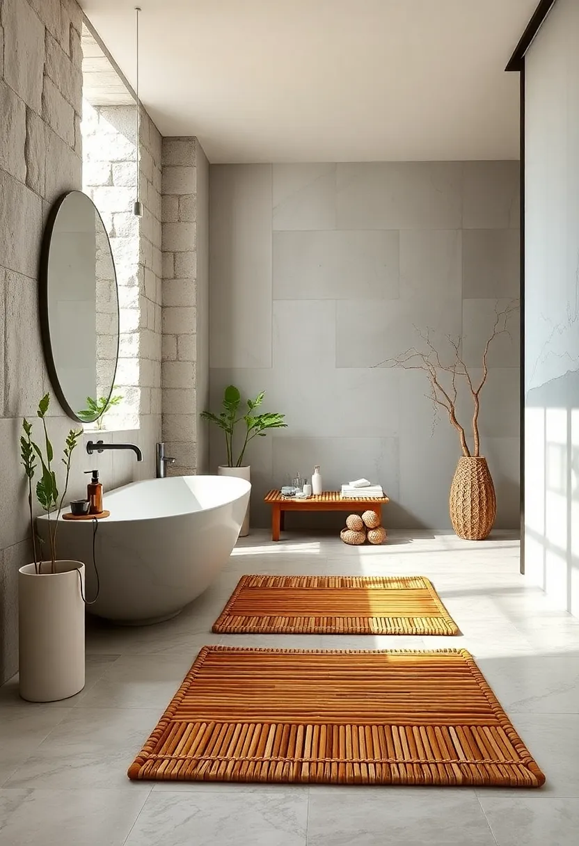 Bamboo Bath mats: Soft,water-resistant bamboo mats create a⁢ seamless connection to nature⁢ underfoot