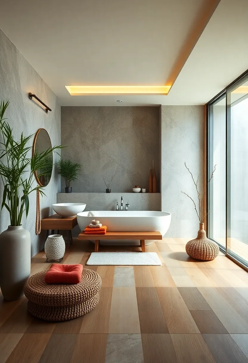 Bamboo Flooring: soft bamboo ⁢flooring creates an eco-friendly‍ base that feels ⁢warm and⁢ inviting ⁢underfoot