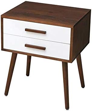 Our Take on the Retro Modern Minimalist Nightstand's Double Drawers