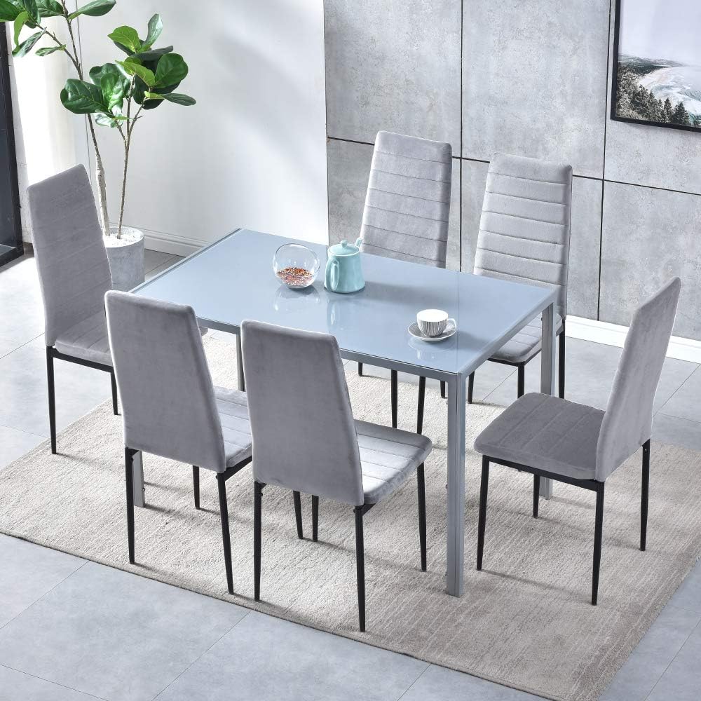 Our honest Take on Nozama's Sleek Gray glass⁢ Dining Table