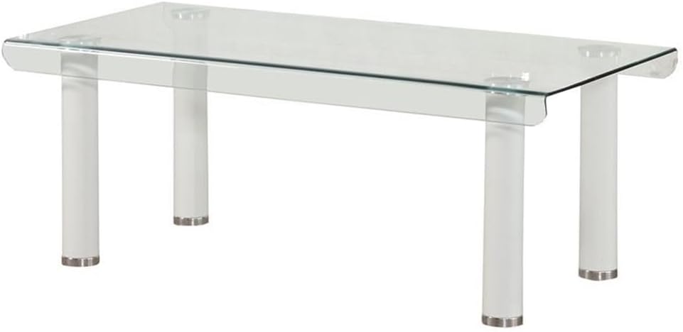 Our Take on the Acme Gordias Clear Glass Coffee Table: Sleek & Versatile
