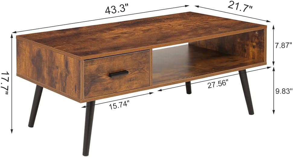 Our Honest Take on the Iwell Mid Century ⁢Coffee Table's Design & Storage