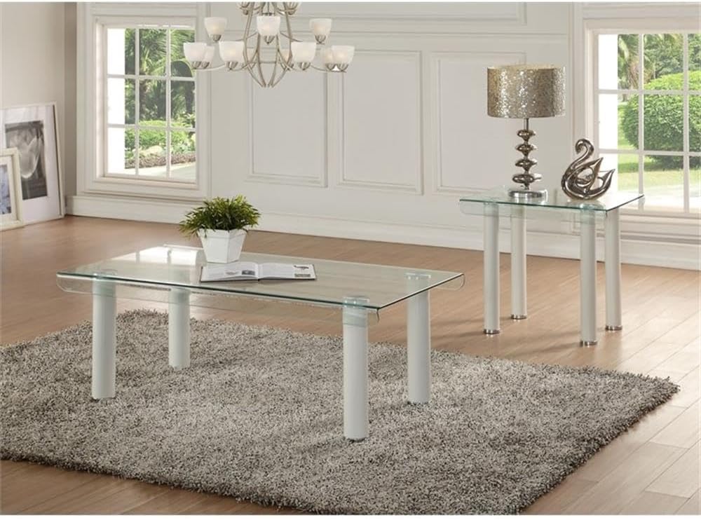 Our Take on the Acme Gordias Clear Glass Coffee Table: Sleek & Versatile