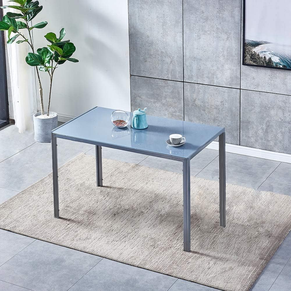 Our Honest ⁤Take on ⁣Nozama's Sleek Gray Glass Dining Table