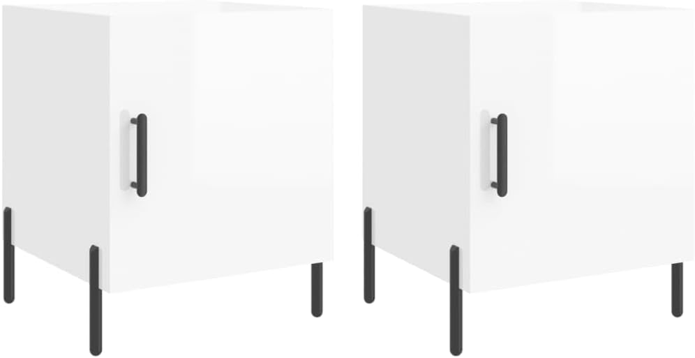 Our honest Take: ⁤Stylish & Practical High gloss White Bedside Set