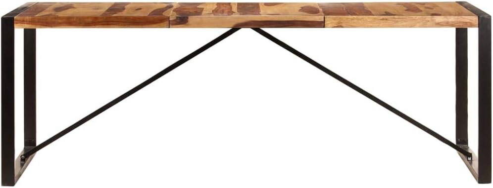 Our Honest Take on the Solid Sheesham Wood Dining Table's Vintage Charm