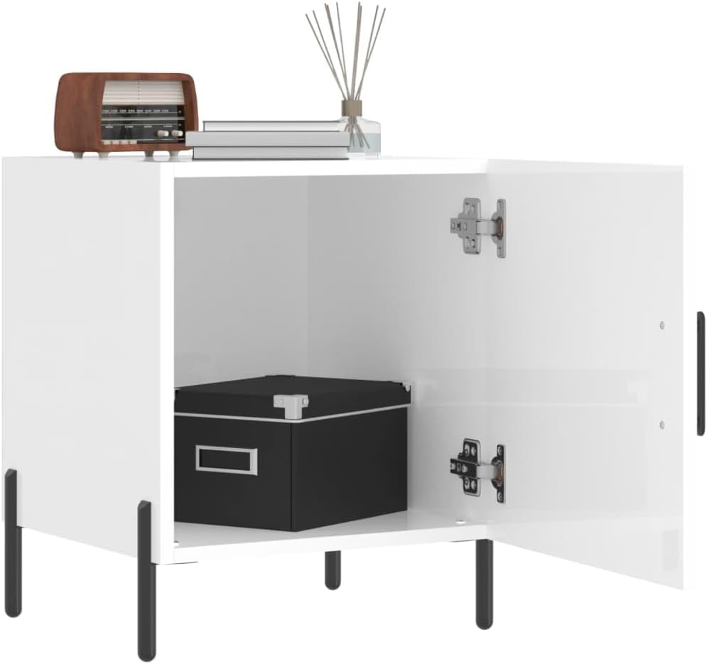 our Honest Take: Stylish & practical High​ Gloss White Bedside‌ Set